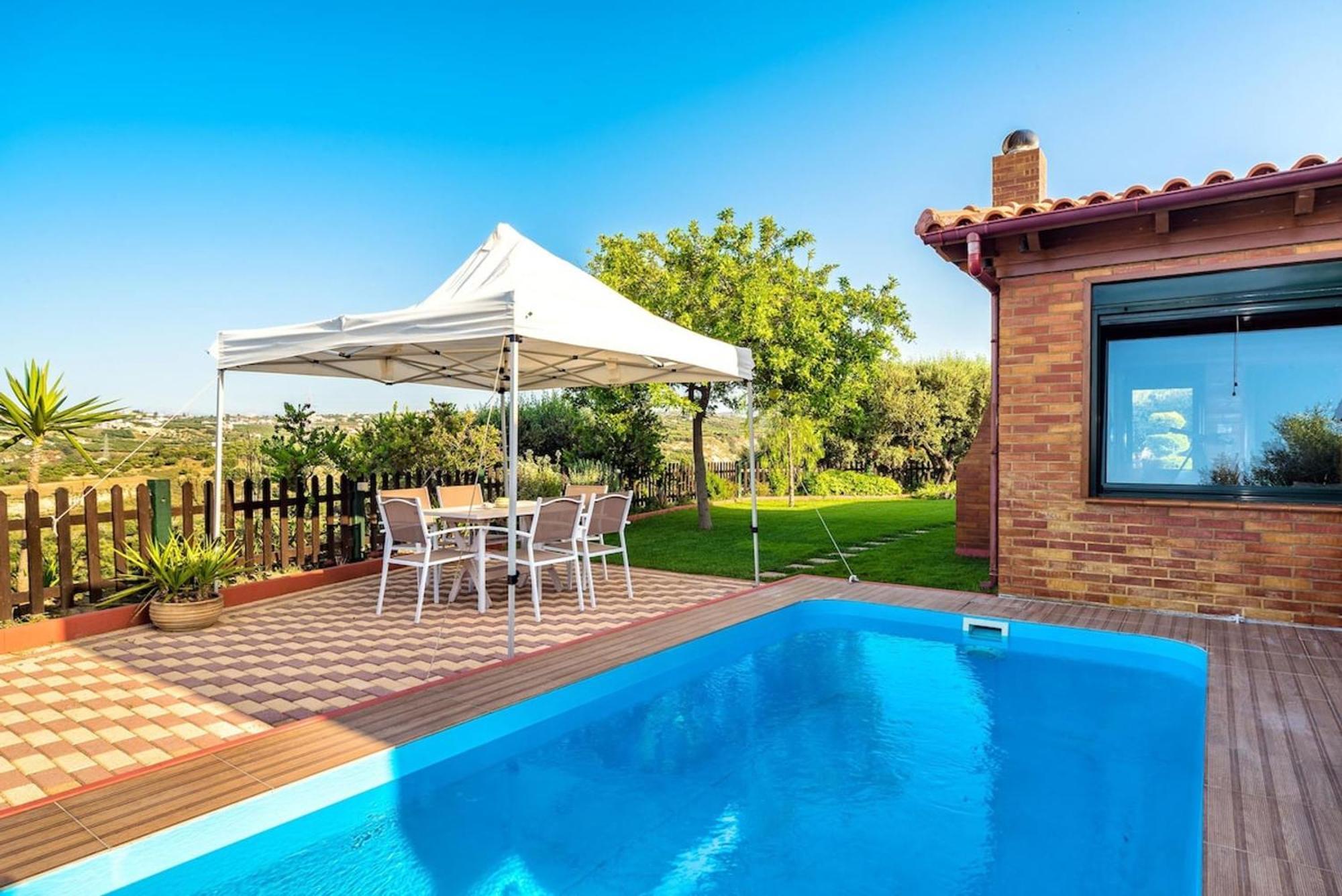 Sofia'S Place Private Pool 伊拉克利翁 外观 照片