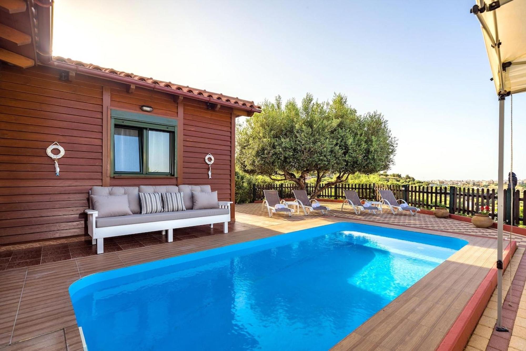 Sofia'S Place Private Pool 伊拉克利翁 外观 照片